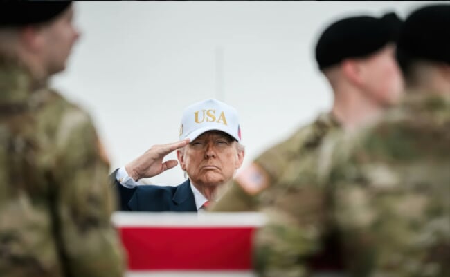 Delaware,,Dover,Airforce,Base.,2026,March,7.,President,Donald,Trump