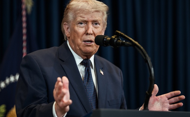 President,Donald,J.,Trump,Delivers,Remarks,At,A,Press,Conference,