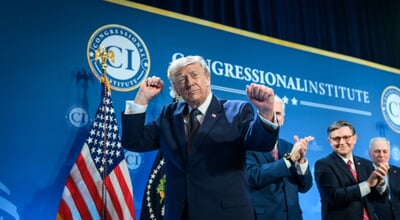 President,Donald,J.,Trump,Delivers,Remarks,At,The,Republican,Members