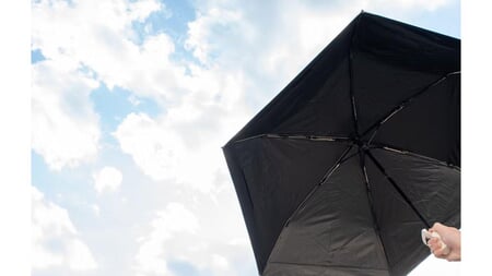 ブラック傘もお好きでしょ。「軽いのにフル装備」な晴雨兼用を差しま