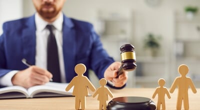 In,Family,Court,,A,Lawyer,Delivers,A,Verdict,On,Divorce