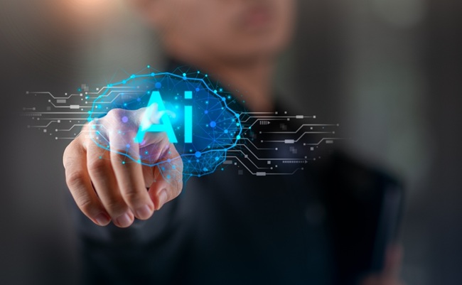 Ai,,businessman,Showing,Concept,,Connection,,Innovation,Development,And,Artifacts,Too