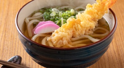 Eat,Delicious,Shrimp,Tempura,Udon