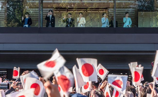 Tokyo,,Japan,-,January,02,2020:,Appearance,Of,The,Emperor