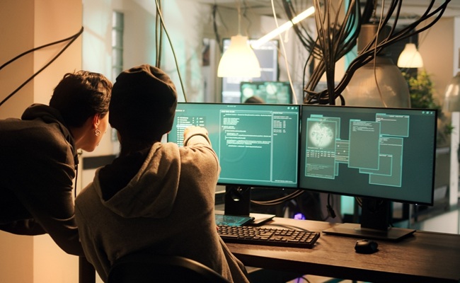 Male,Hacker,Using,Knowledge,Of,Computer,Science,To,Access,Important