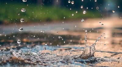 Photography,Rainwater,That,Falls,On,Land,.,Rain,Drops,Photography.