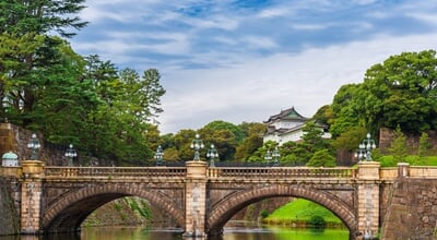 Tokyo,,Japan,-,October,24,,2017:,Tokyo,Imperial,Palace,View