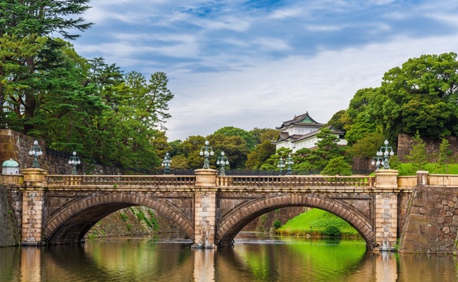 Tokyo,,Japan,-,October,24,,2017:,Tokyo,Imperial,Palace,View