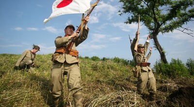 August,10,,2013,,Primorsky,Krai,-,Japanese,Soldiers-reenactors,Reproduce,The