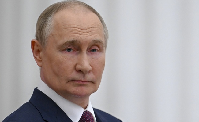 Russian,President,Vladimir,Putin,Made,Statements,At,A,Joint,Press
