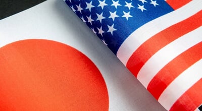 A,Close,Up,Of,The,Japan,National,Flag,Together,With