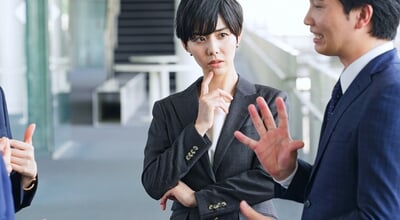 A,Female,Business,Person,Who,Is,Worried,Alone,In,A