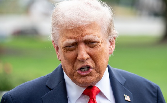Washington,Dc,,United,States,,September,16,2025:president,Donald,Trump,Stops