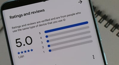 Top,Perfect,Ratings,And,Reviews,Score,Of,5.0,On,Google