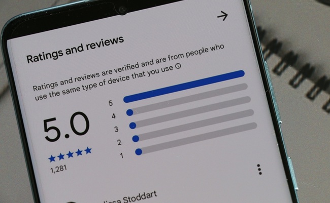 Top,Perfect,Ratings,And,Reviews,Score,Of,5.0,On,Google