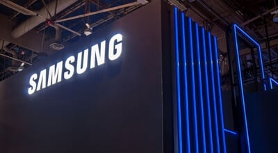 Las,Vegas,,Nv,1-7-2025:,Samsung,Booth,During,Ces.,The,Multinational