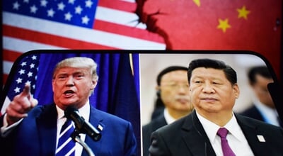 Photos,Of,U.s.,President,Donald,Trump,And,President,Of,The